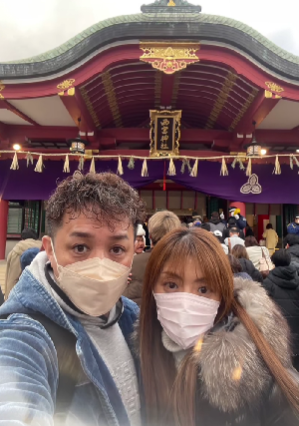 川猿千皓さんの母親と父親と思われる男性